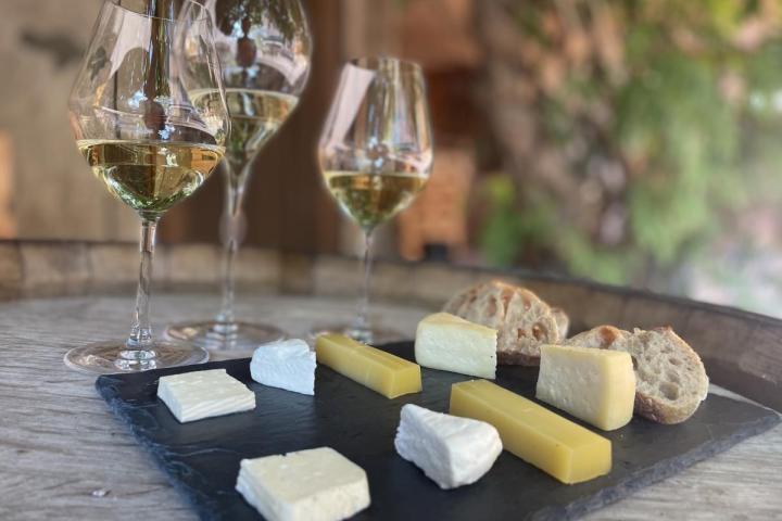 Aperitif wines and cheeses of the valley